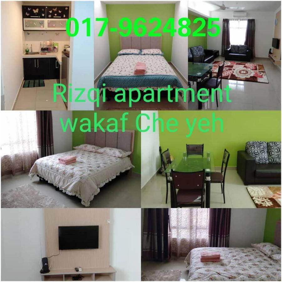 קוטה בארו Risqi Apartment 2 Bedroom Wakaf Che Yeh מראה חיצוני תמונה